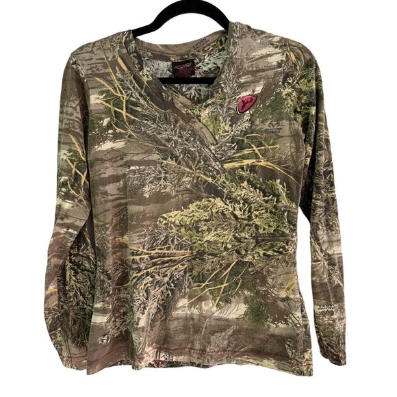 Scentblocker Other - Scent Blocker Realtree Max 1 Green Camo Long Sleeve Hunting TShirt Womens Small